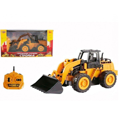 Машинка радиоуправляемая Погрузчик с ковшом Рыжий кот M0385-1